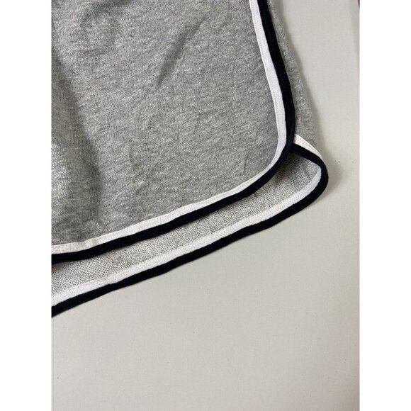 Gray knit stretch sweat shorts elastic waist short women's size 1XL - Picture 4 of 5